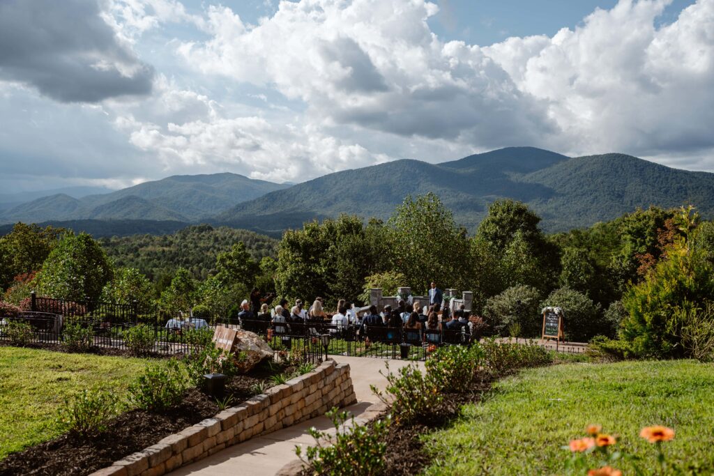 Something Blue Mountain Venue - A small wedding venue near Asheville, NC.